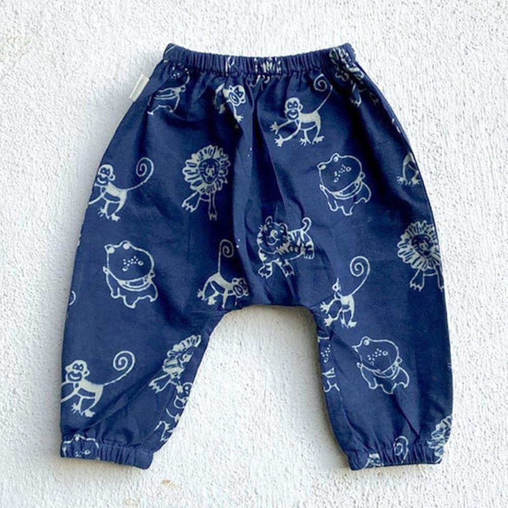 Whitewater Cotton Unisex Co-ord Set | Indigo Zoo Angarakha and Pants
