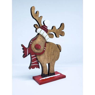 Personalised Wooden Reindeer - Table Stand (COD not Available)