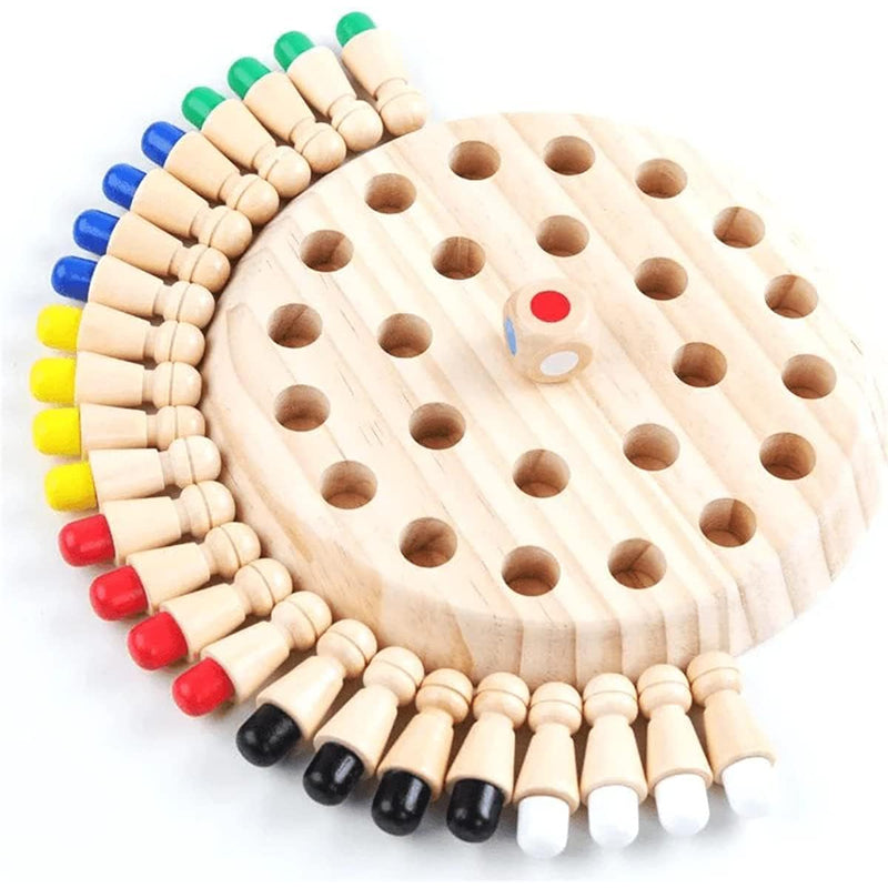 Hop N Play Wooden Memory Chess Game (3-6 Years)