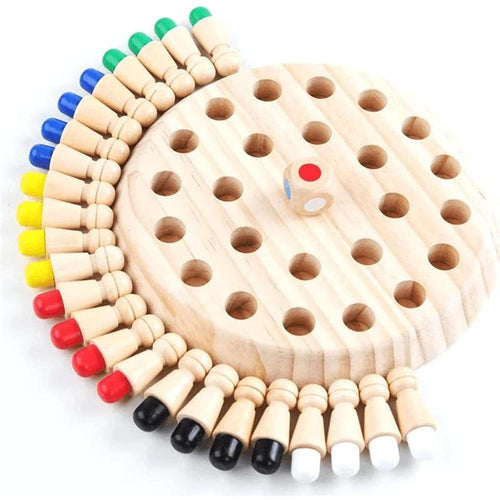 Hop N Play Wooden Memory Chess Game (3-6 Years)