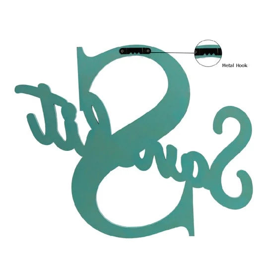 Personalised - AmazingYou, Name Art for the Walls, Happy Turquoise (COD not Available)