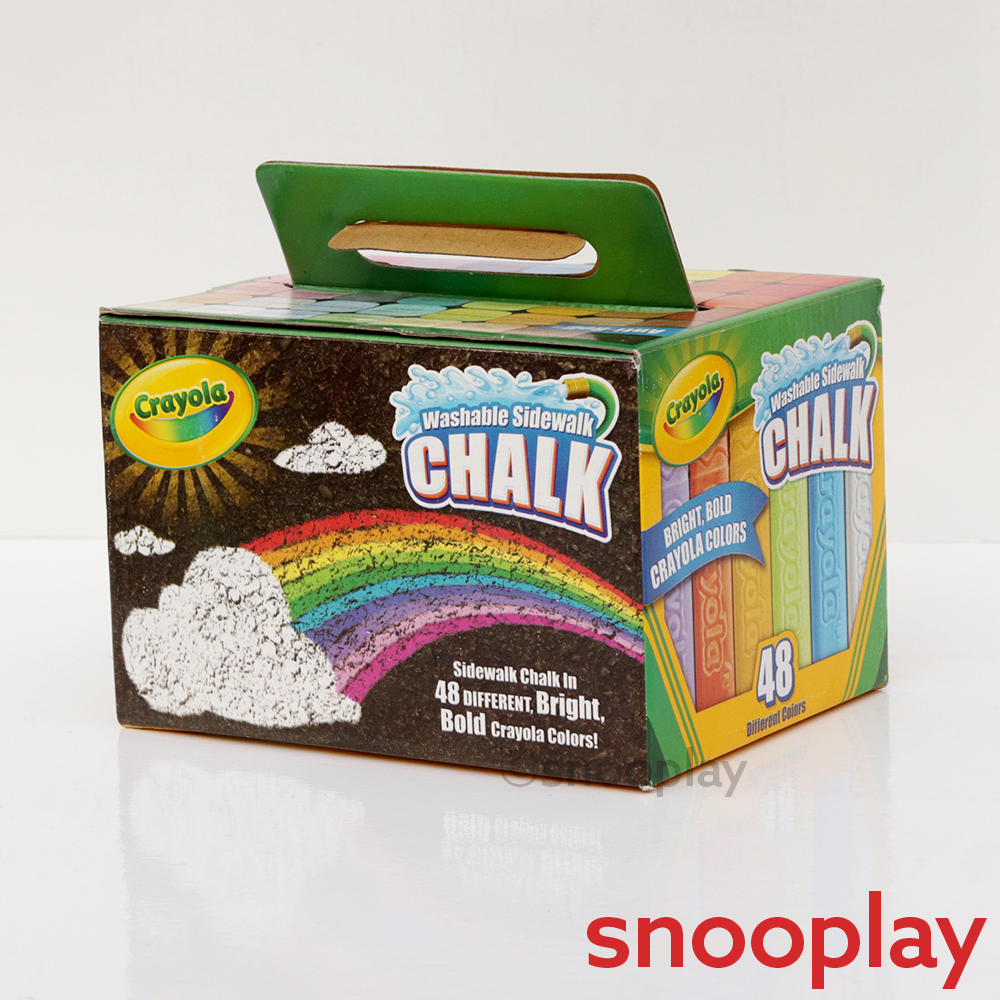Crayola Washable Sidewalk Chalks - 48 Pieces (3-8 Years)