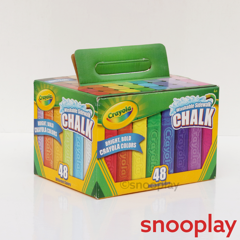 Crayola Washable Sidewalk Chalks - 48 Pieces (3-8 Years)