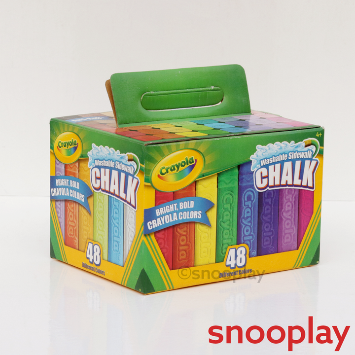 Crayola Washable Sidewalk Chalks - 48 Pieces (3-8 Years)