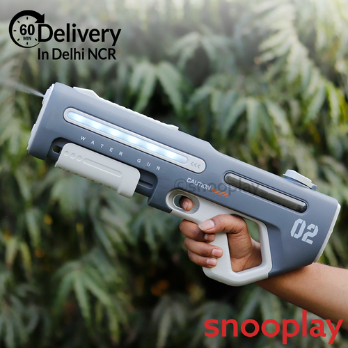Rechargeable Premium Automatic Holi Pichkari Water Blaster | Range Upto 25 Feet | Assorted Colors & Designs