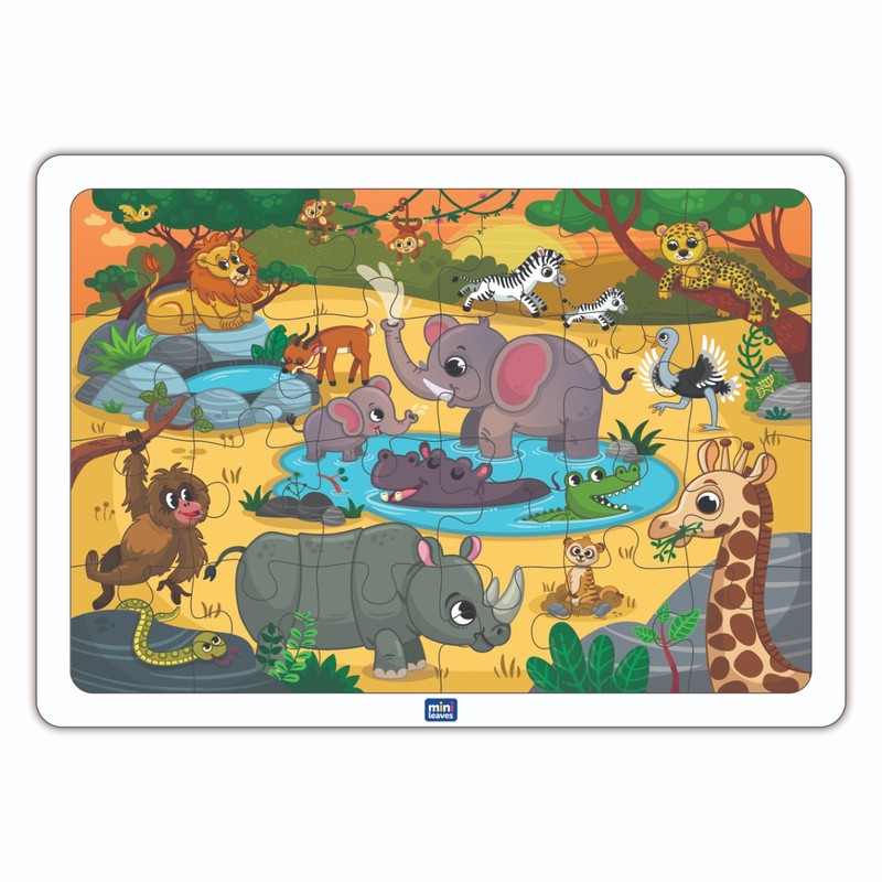 Wild Animals (24 pieces Puzzles)