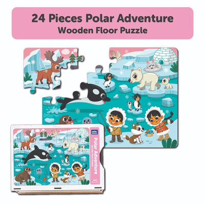 Polar Adventure (24 Pieces Puzzle)