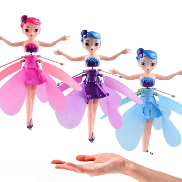 Sensor Powered  Flying Fairy Princess Aerocraft  - Doll (Assorted Colors)