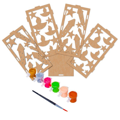 DIY Diwali Wooden Lantern Making Activity Kit