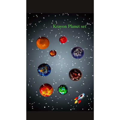 The Planets Crayons - Set of 9