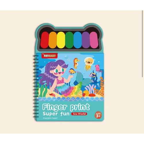 Finger Print Activity Book | Sea World