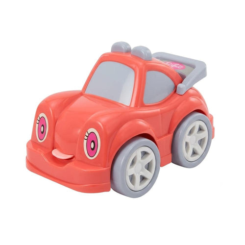 UA Toys Cute Harbie Friction Powered Car | Go Front & Back Motion | Vehicles Cartoon Car Toys Play | Tongue Moved Out While Moving- Pink