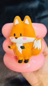 Cute Fox Cartoon Desktop Pen Holder | Multi-Purpose Pencil Stand & Desk Organizer for Kids