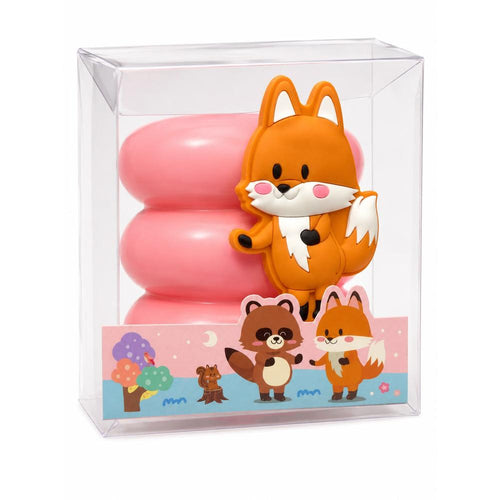 Cute Fox Cartoon Desktop Pen Holder | Multi-Purpose Pencil Stand & Desk Organizer for Kids