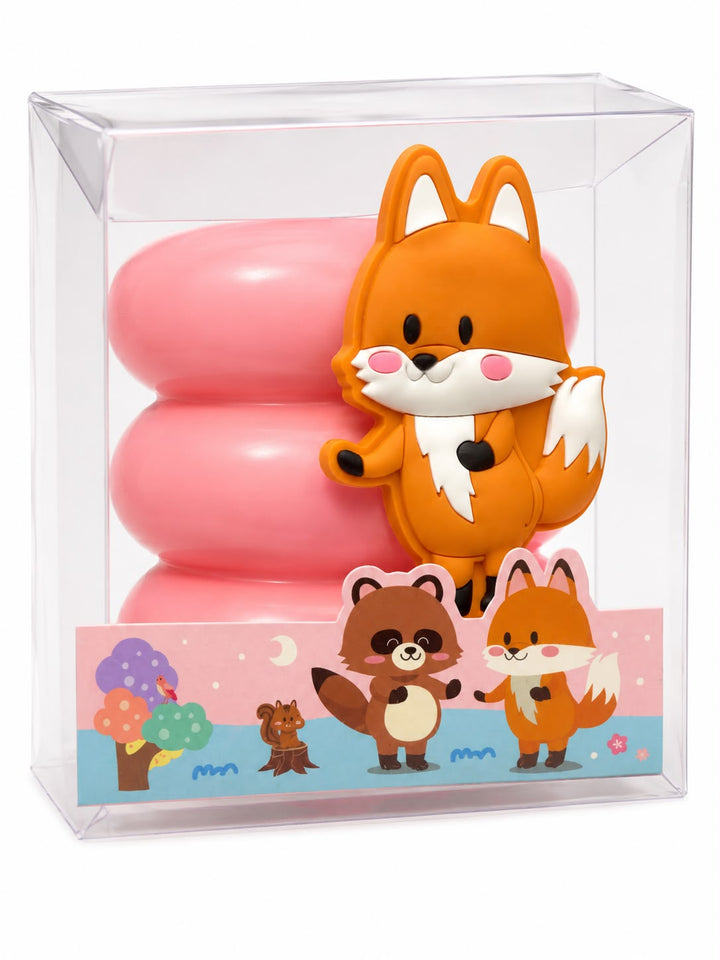 Cute Fox Cartoon Desktop Pen Holder | Multi-Purpose Pencil Stand & Desk Organizer for Kids