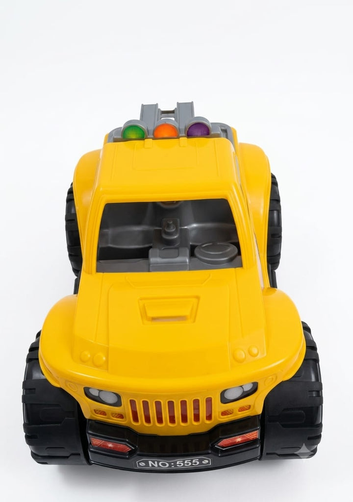 UA Toys Indo Formula Jeep Friction Powered - Yellow & Black
