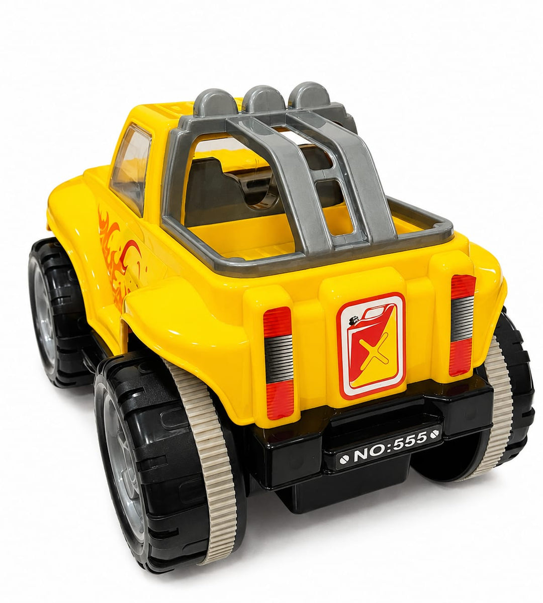 UA Toys Indo Formula Jeep Friction Powered - Yellow & Black