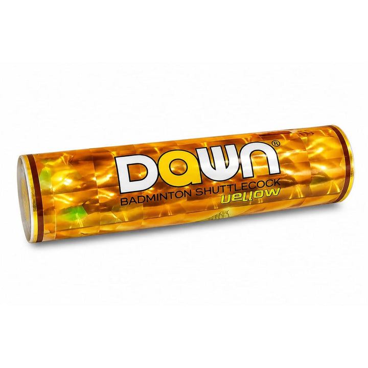 Dawn Yellow Badminton Shuttlecock (Pack of 6)- Neon Yellow