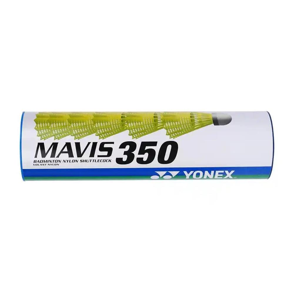 YONEX MAVIS 350 Nylon Badminton Shuttlecock (Pack of 6) - Yellow