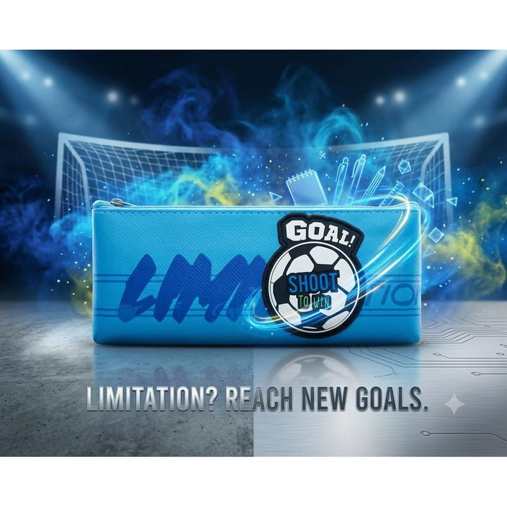 Goal Shoot Pencil Case - Sky Blue