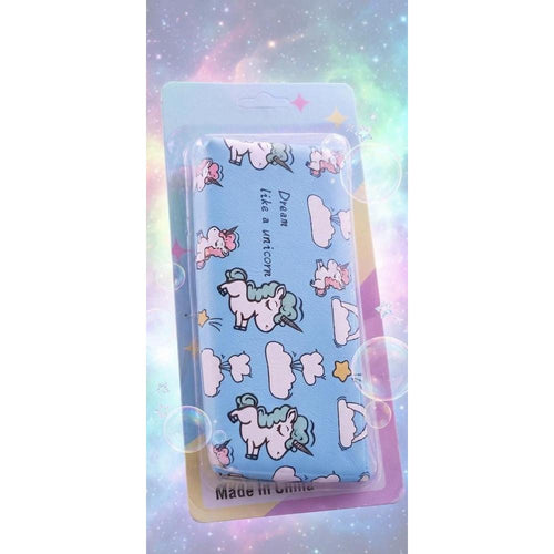 Dream Like a Unicorn Pencil Case - Sky Blue