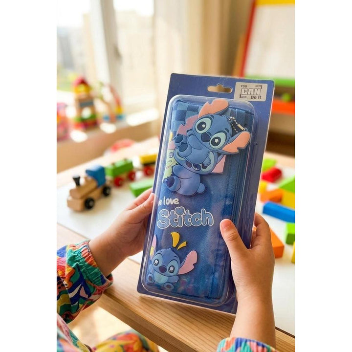Cute Pencil Pouch for Kids - Dark Blue
