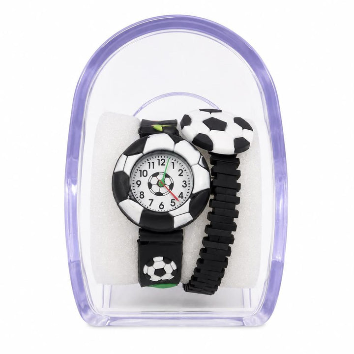 Football Theme Analog Watch for Kids | Cartoon Football Wrist Watch with Comfortable Wrist Band