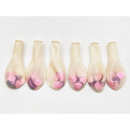 Confetti Balloons - Pack of 5 (6 Balloons Each Pack)