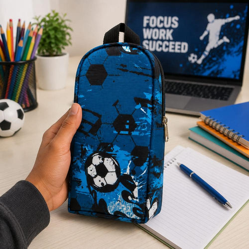 Football Small Bag Design Pencil Pouch for Kids