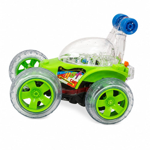 Remote Control Stunt Smart Car with Smoke, Music & Lights | Interactive Racing Toy for Kids