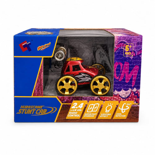 Radio Controlled 360° Rotation Stunt Car - Hurricane Stunt Car
