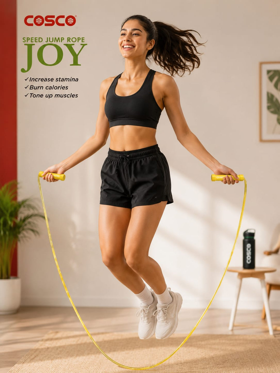 Cosco Speed Joy Jump Rope - Yellow