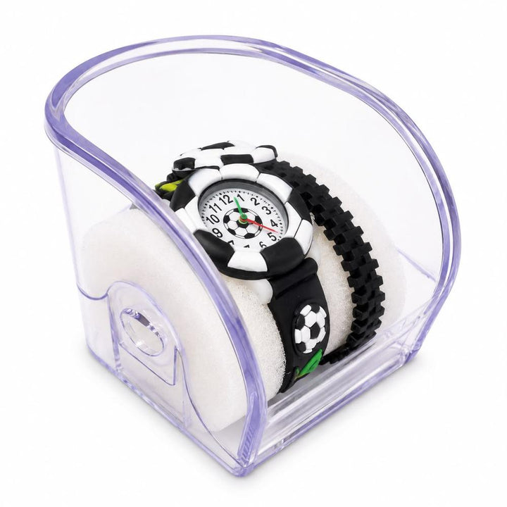 Football Theme Analog Watch for Kids | Cartoon Football Wrist Watch with Comfortable Wrist Band