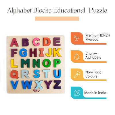 Alphabet Blocks Learning Puzzle