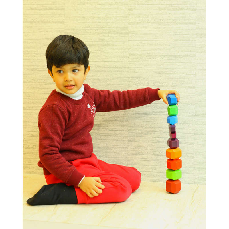 Wooden Balancing Stone