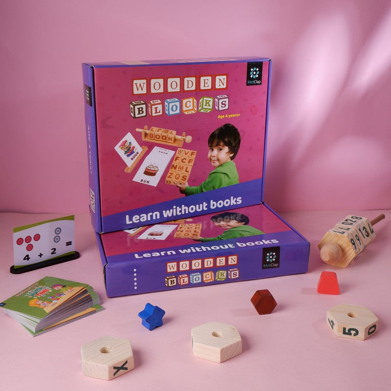 Learn without Books Wooden Block (Numbers)