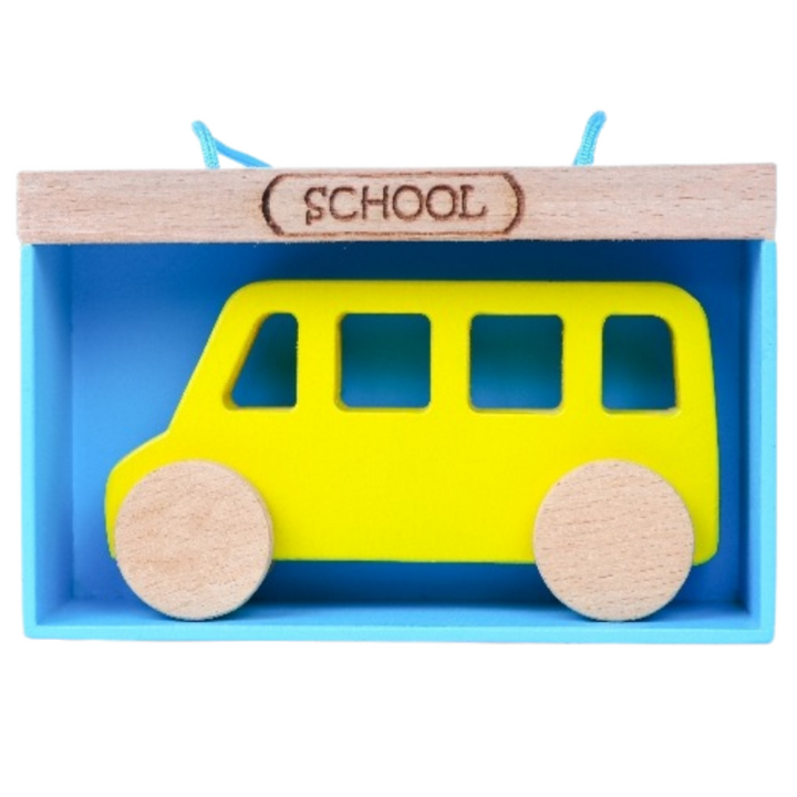 Wooden Bus With Garage