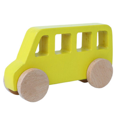 Wooden Bus With Garage