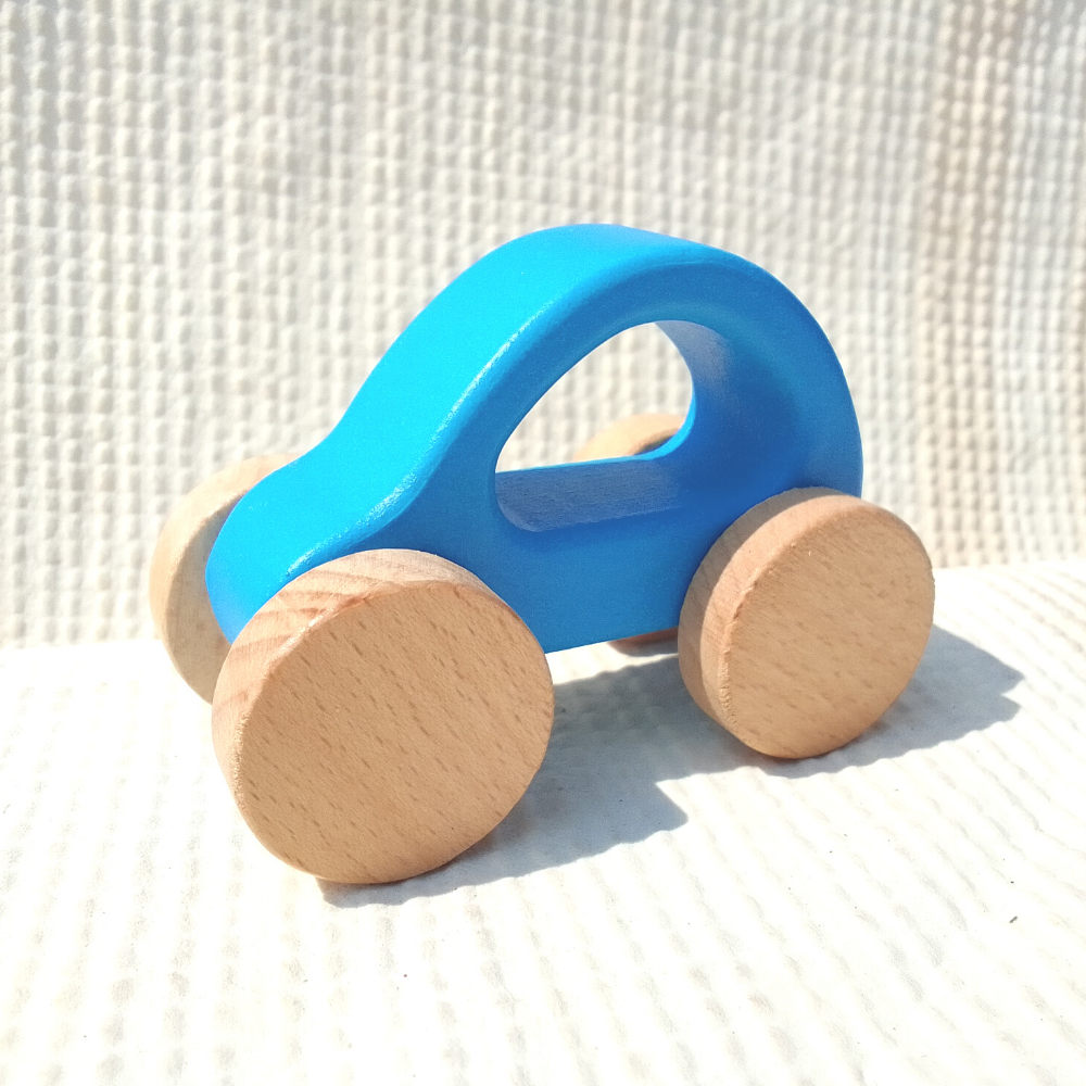 Wooden Car With Garage