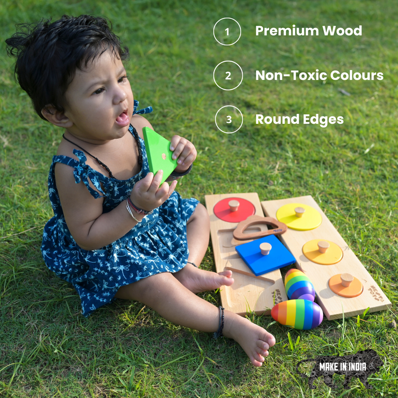 Beech Wooden Cloud Teether (0-1.5 years)