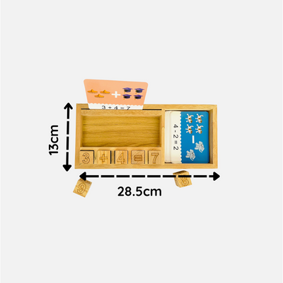 Wooden Math Master (25 Math Equation Cards)
