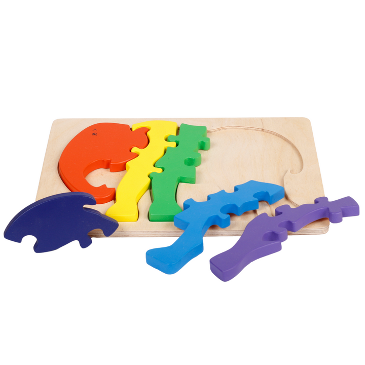 Wooden Puzzle Tray - Elephant