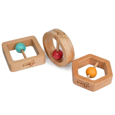 Wooden Circle Rattle