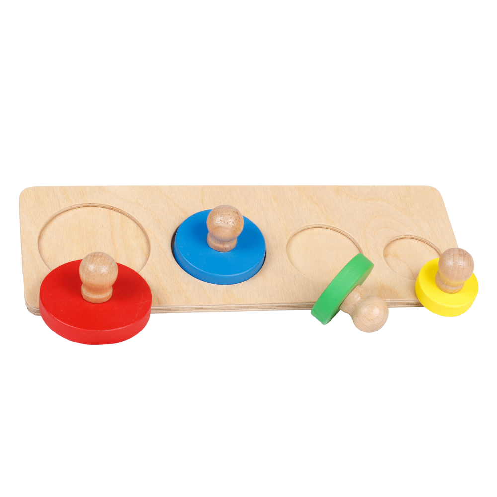 Wooden Shapes Tray Circle - 4 Different Sizes