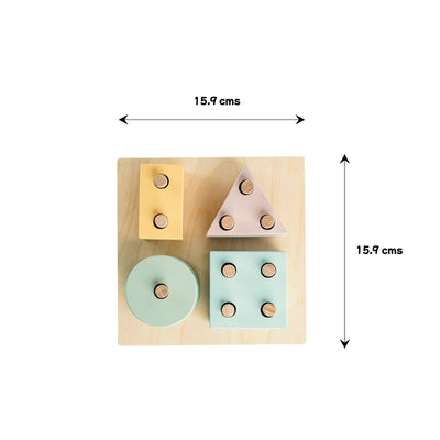 Wooden Sorting & Stacking Blocks