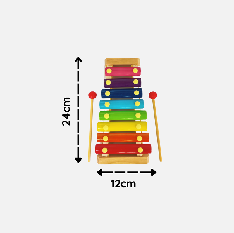 Wooden Xylophone Musical Toy (8 Notes of Melody)