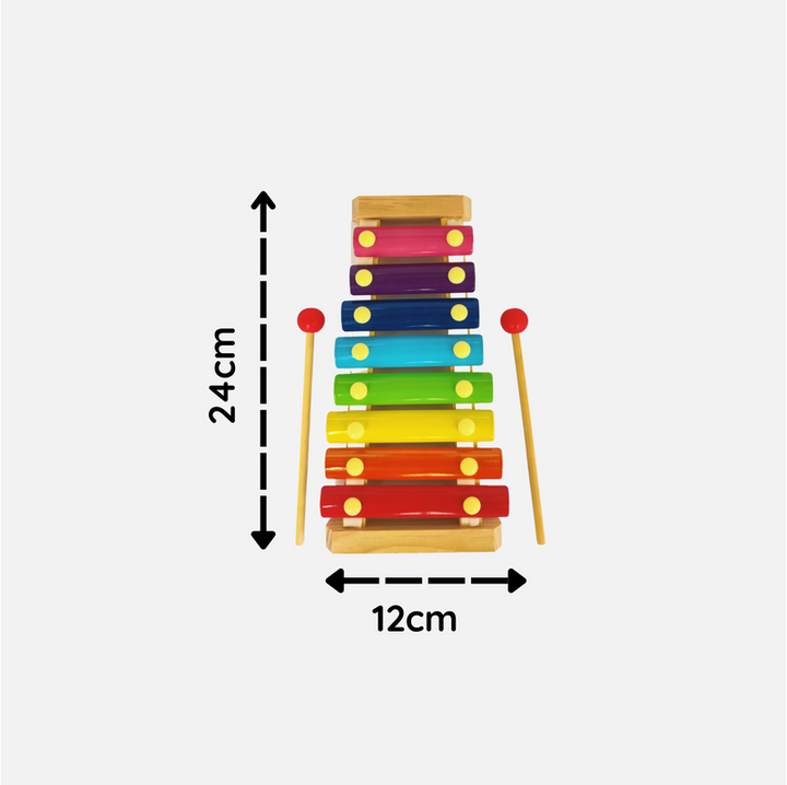 Wooden Xylophone Musical Toy (8 Notes of Melody)