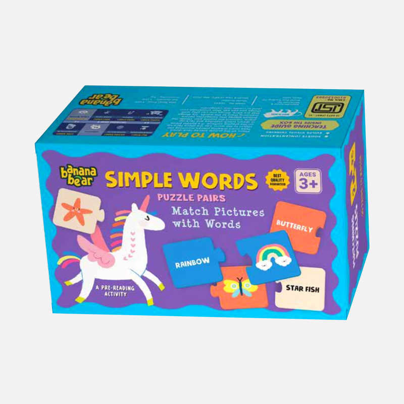 Word and Image Duets Premium Pairing Puzzles (40 Pcs)