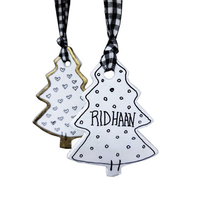 Personalised Xmas Tree Ornament (Pack Of 2)|  (COD not Available)