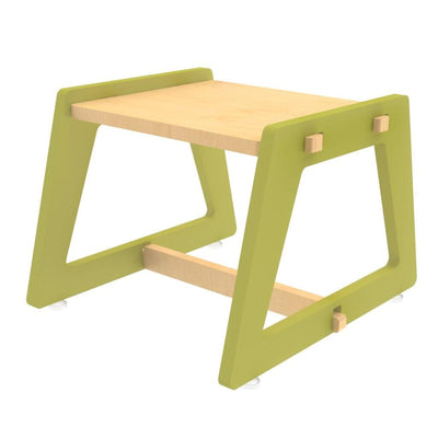 Charcoal Chikku Stool (Green)